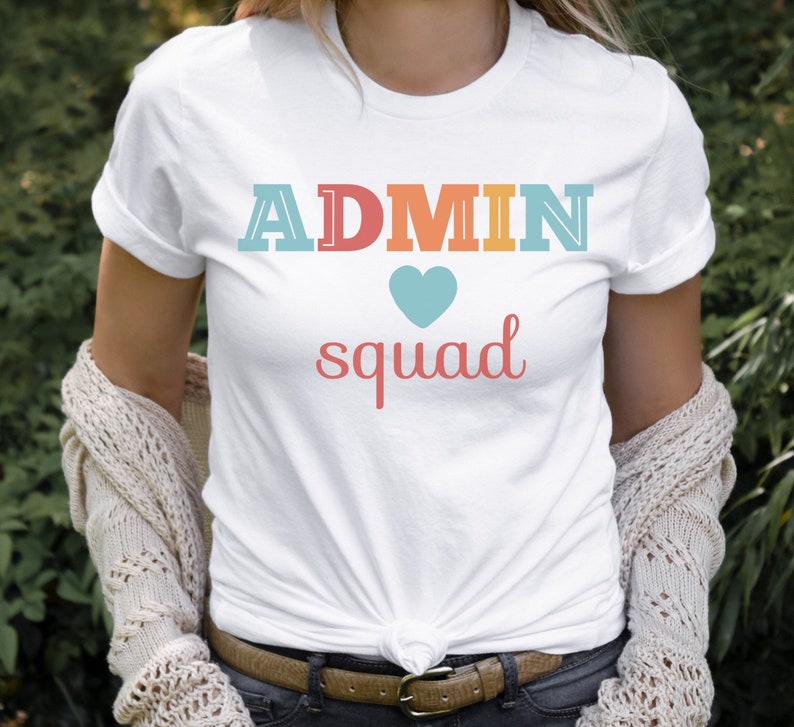 Admin Squad Shirt, School Admin Shirt, School Admin Tee, Principal Shirt, Principal Tee, Assistant Principal Shirt image 4