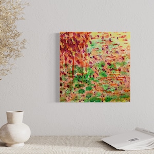 Fireflies:  Oil pastels on paper
