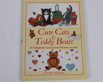 Cats & Teddy Bears Cross Stitch Book: 25 Sewing Pictures