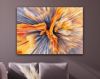 Cuadro abstracto de lujo, Lienzo abstracto de arte mural, Pintura de arte fluido, Obras de arte de mármol, Regalo de inauguración para pareja, Primer regalo de hogar para ella