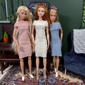 sleeveless sweater dress for dolls