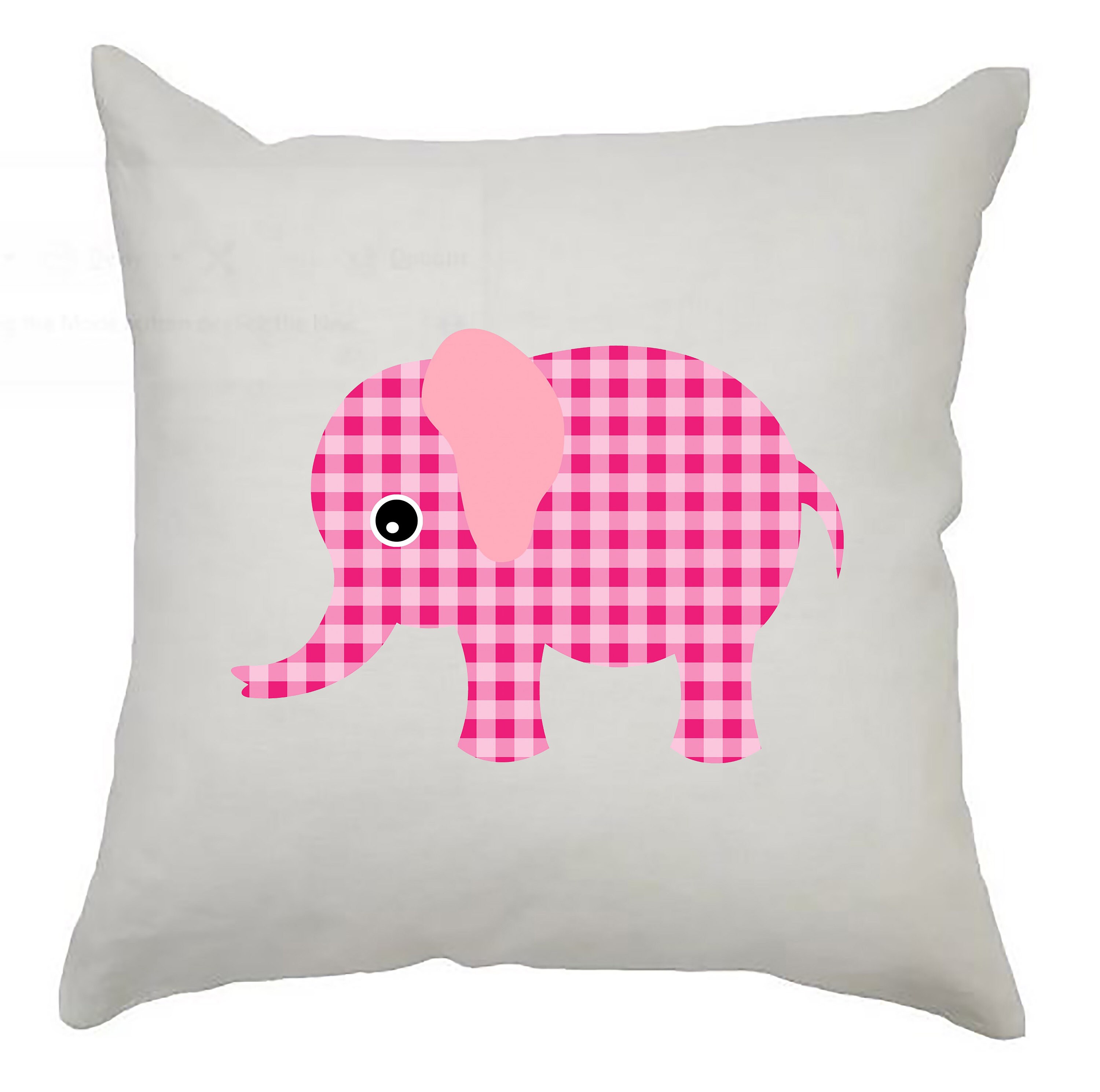 Baby / Nursery Elephant Cushion Cover 40cm x 40cm Etsy