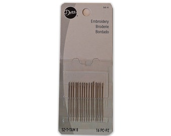 Dritz® Embroidery Needles Size 8 (16 PC)