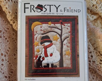 Frosty & Friend Wall Quilt Kit