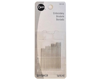 Agulhas de bordar Dritz® tamanho 3/9 (16 unidades)