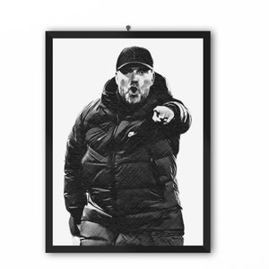 Jurgen Klopp (Liverpool FC) - LFC 21/22 Sketch Style LFC Print - A3, A4 or A5