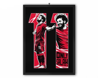 OnlySalah (Liverpool FC) - LFC 21/22 Mo Salah 11 Print - A3, A4 of A5