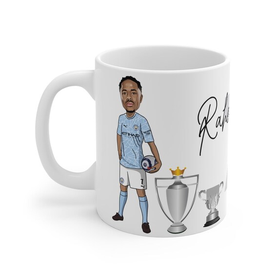 Raheem Sterling Caricature Mug white Background Man City - Etsy Ireland Raheem Sterling Caricature Mug white Background Man City - Etsy Ireland