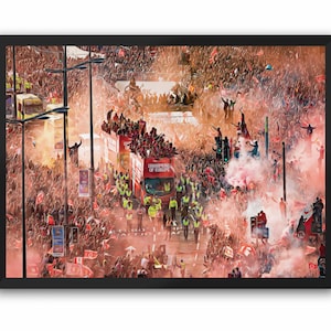 LFC Champions Of Europe | Liverpool FC Portrait - A3, A4 or A5 (Landscape Print)