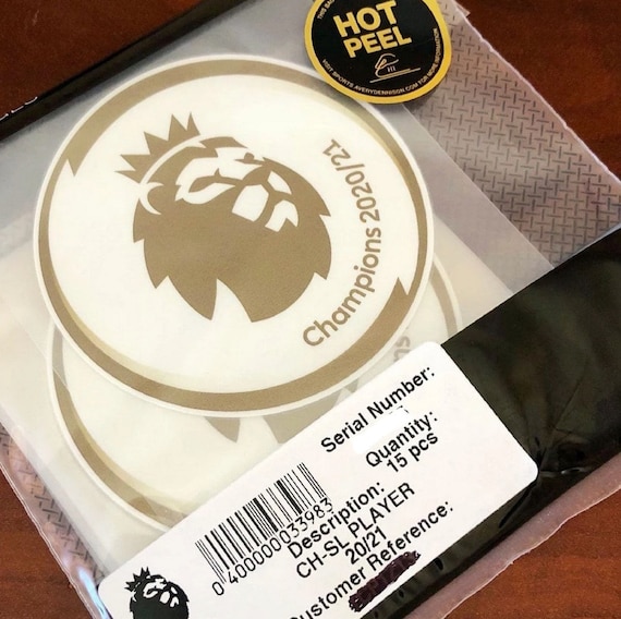 Sleeve Badge Premier League Champions 20/21 man City Etsy UK