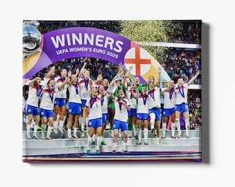 England Women Euro 2025 Champions Print (Lionesses) | A3 A4 A5 Portrait Euros Winners Poster Print