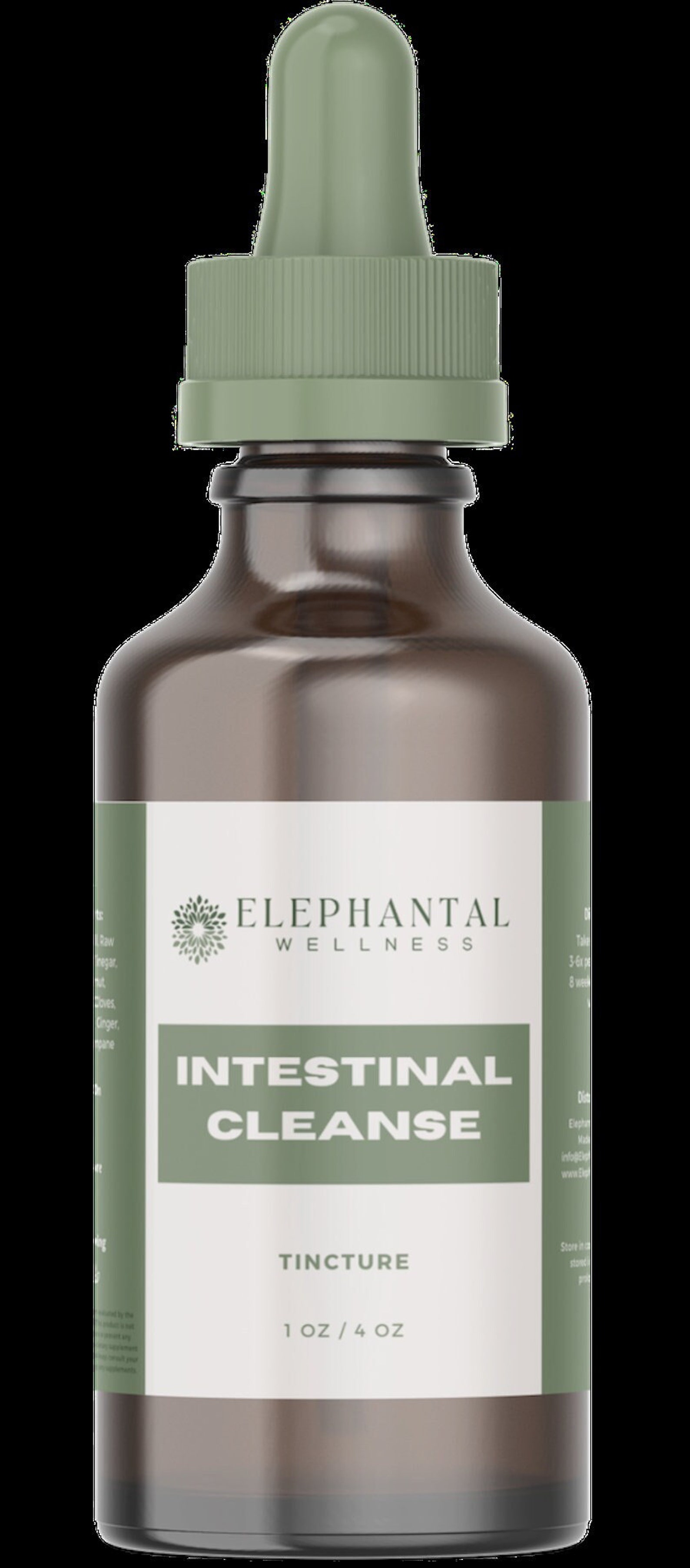 4oz Intestinal Cleanse Tincture, Amish Cleanse, Parasite Cleanse, Kill