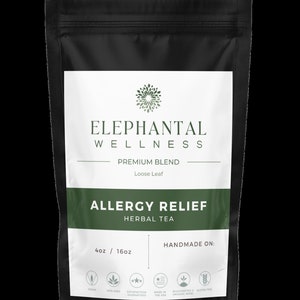 ALLERGY RELIEF Herbal Tea, Natural Allergy Relief, Reduce Histamine