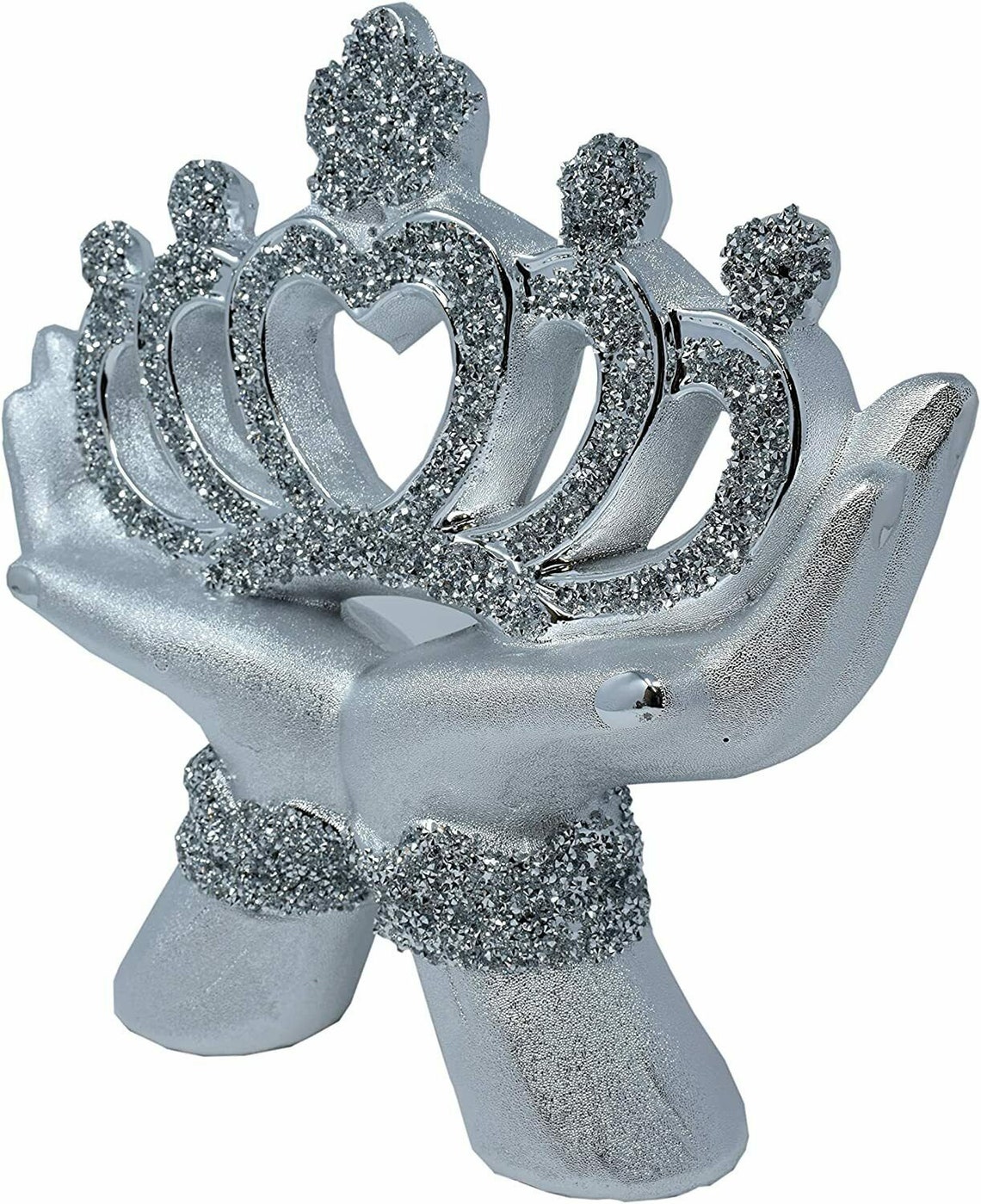 Sparkle Ornament Bling Crushed Diamond Gift CRYSTALLIZED Crown Etsy
