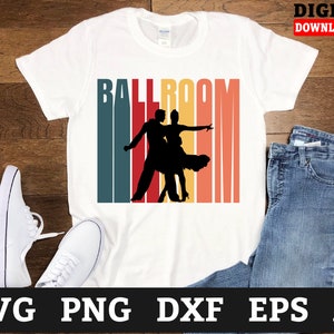 Retro Ballroom Dance Svg Files - Dance Svg, Latin Dance Cricut Svg, Svg Files For Cricut