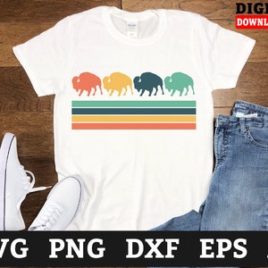 Retro Bison Svg Files - Fluffy Cow Svg, Buffalo Cricut Svg, Svg Files For Cricut