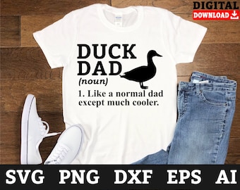 Duck Dad SVG Files: Cricut Design (Digital Download)