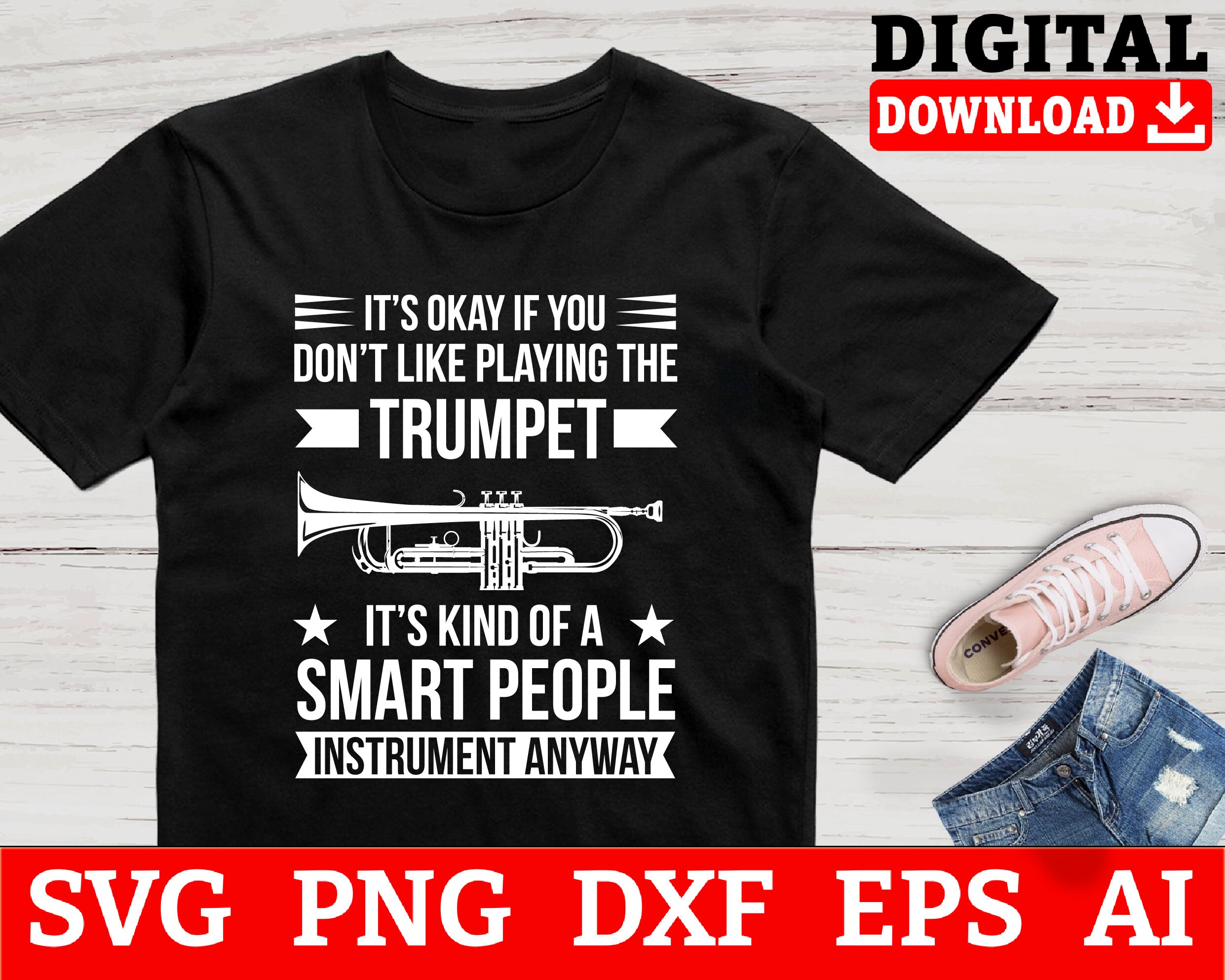 Trumpet Player Svg Files: Music Cricut Design (digital Download) - Etsy