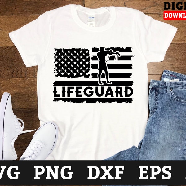 Lifeguard Flag Etsy