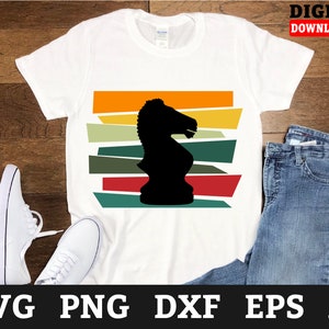 Retro Chess Svg Files - Chess Pieces Svg, Chess Cricut Svg, Svg Files For Cricut