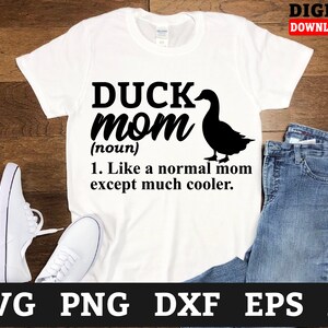 Duck Mom Svg Files - Duck Svg, Rubber Duck Cricut Svg, Svg Files For Cricut