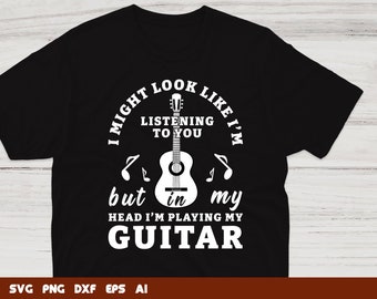 Guitar SVG, Acoustic Guitar Clipart, Electric Guitar Cut File, Musician SVG, Guitarist Cricut File, Music SVG, Digital Download