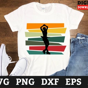 Retro Ice Skating svg, figure skating svg,ice skates svg,ice skater svg, Svg Files For Cricut,Files For Commercial Use
