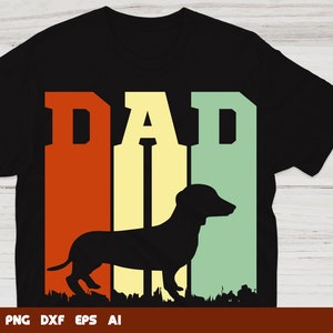 Dachshund Dad Svg, dachshund svg, dog svg, dachshund clipart,Svg Files For Cricut,Files For Commercial Use