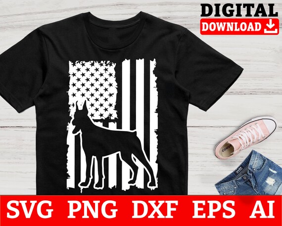 Doberman Pinscher American Flag Shirt Usa Patriotic Dog Doberman Pinscher American Flag Shirt Usa Patriotic Dog