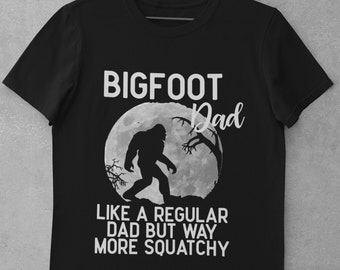 Bigfoot Dad SVG: Sasquatch Silhouette Clipart (Digital Download)