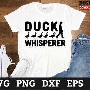 Duck Whisperer Svg Files - Duck Svg, Rubber Duck Cricut Svg, Svg Files For Cricut