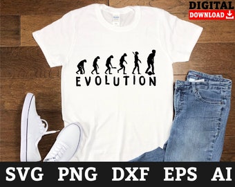 Evolution Onewheel SVG Files: Electric Skateboard Design (Digital Download)