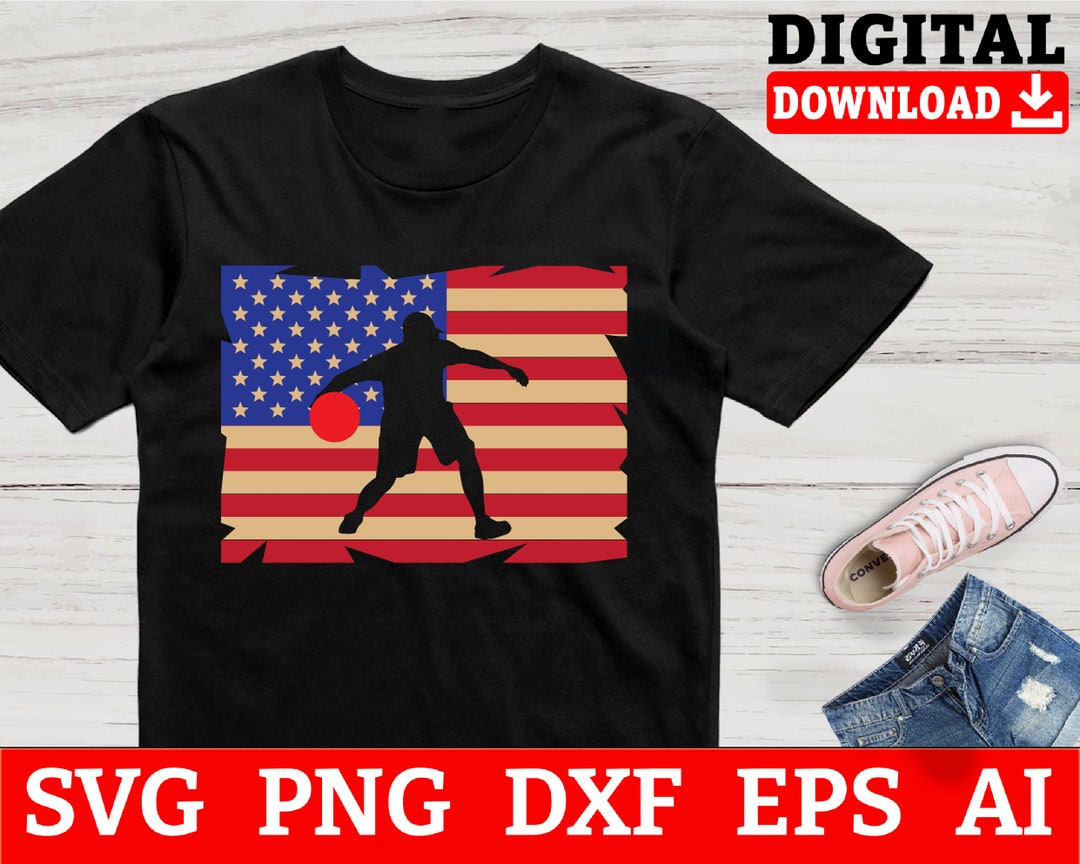 American Flag Kickball SVG Kickball Team Svg Kickball Cut Etsy