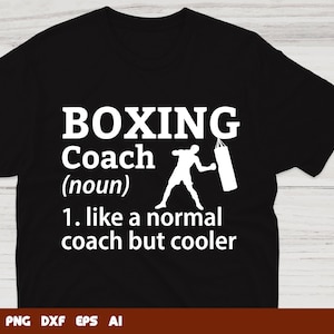 Boxing Coach Definition Svg, Guantes de boxeo svg, Silueta de boxeo, Boxer svg, Imágenes prediseñadas de boxeo, Archivos svg para cricut,Archivos para uso comercial