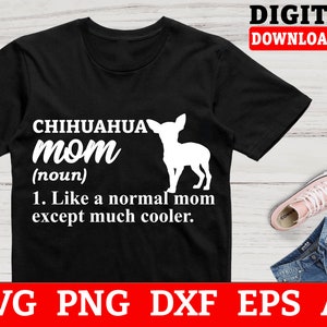 Chihuahua Svg Files - Chihuahua Mom Svg, Chihuahua Cut File, Svg Files For Cricut, Instant Download