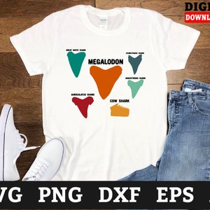 Retro Shark Tooth Svg Files - Shark Svg, Shark Teeth Cricut Svg, Svg Files For Cricut