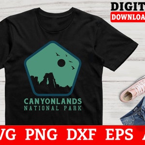Canyonlands National Park Svg Files - National Park Svg, Camping Svg, Hiking Svg, Outdoor Adventure Svg, Cricut Svg, Svg Files For Cricut