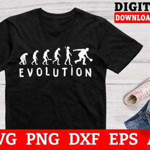 Bowling Svg Files - Evolution Bowling Svg, Bowling Cut File, Svg Files For Cricut, Instant Download