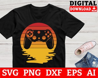 Retro Gamer SVG Files: Video Game Controller Design (Digital Download)