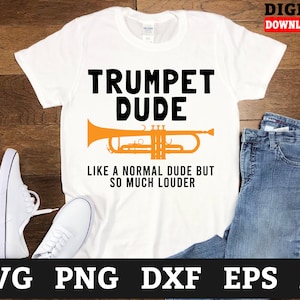Trumpet Dude Svg Files - Trumpet Player Svg, Music Cricut Svg, Svg Files For Cricut