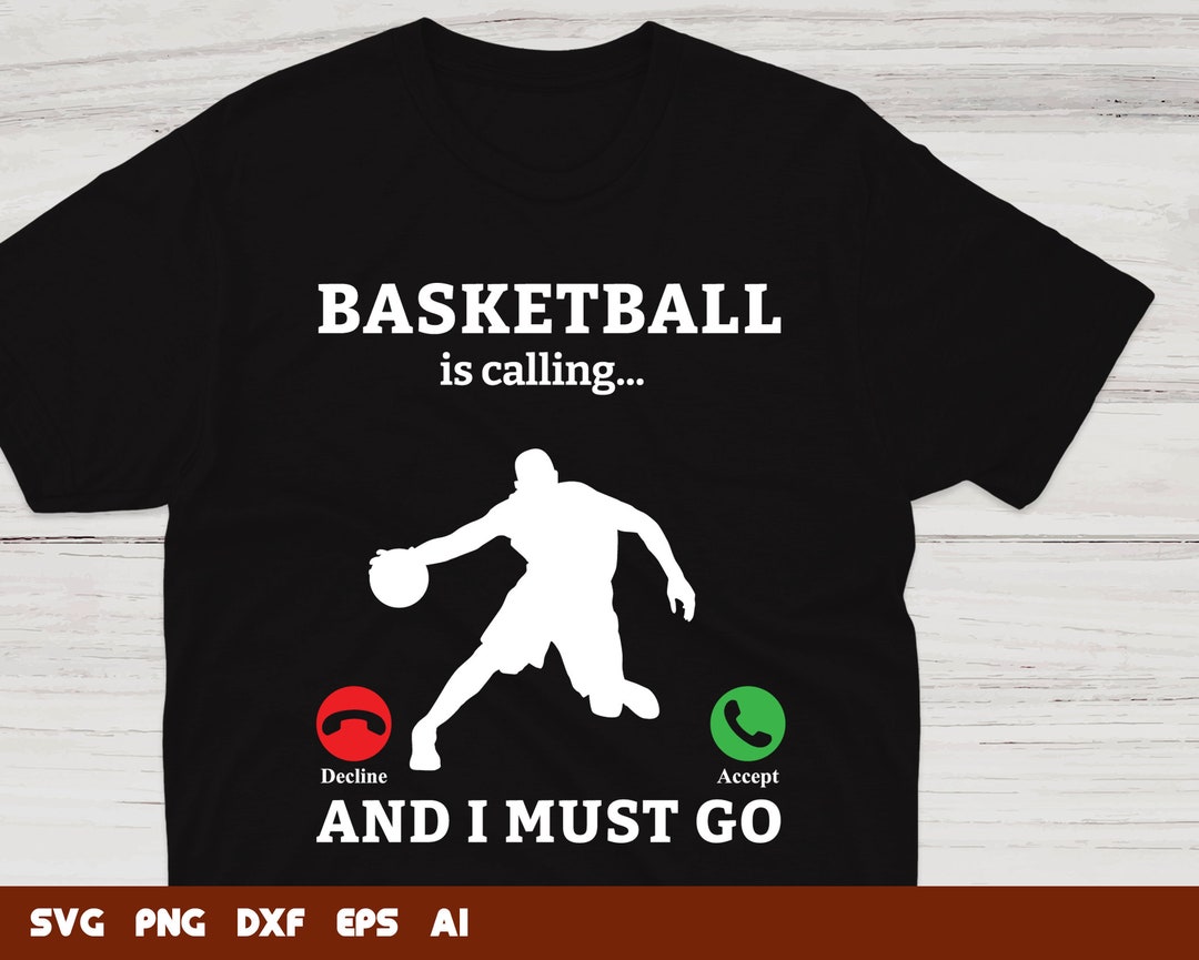 Basketball is Calling SVG: Cricut Cut File (commercial Use) - Etsy
