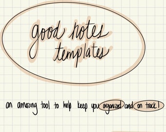 Digital Notes Page Goodnotes Template Digital Planner Page for ...