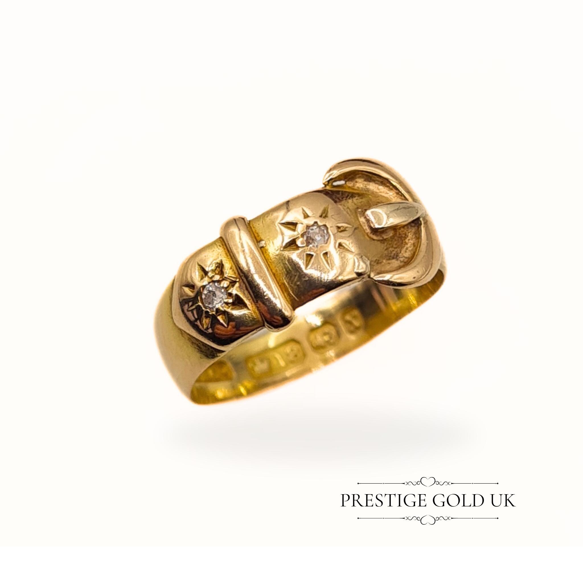 Ladies Buckle Rings Etsy UK