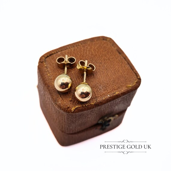 9ct gold 6mm ball studs 9ct gold 6mm ball studs