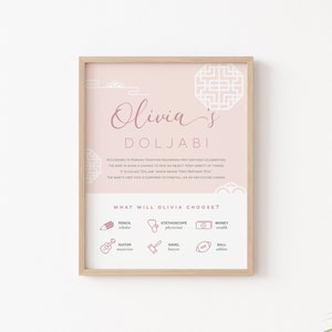 Personalized, Dohl, Doljabi, Korean 1st birthday, Dohl Decoration, Doljanchi, Korean first birthday, 돌잡이,첫돌,돌사인, DIGITAL FILE