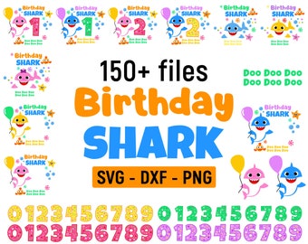 Free Free 300 Baby Shark 2Nd Birthday Svg SVG PNG EPS DXF File
