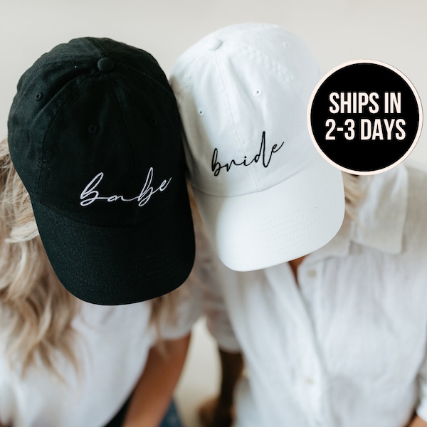 Bride Hat for Bachelorette Party, White Bride Hat Gift, Bachelorette Party Gifts, Bridesmaid and Bride Matching Hats