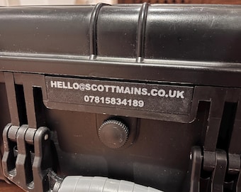 Personalisiertes Namensschild für Pelican 1510 Koffer