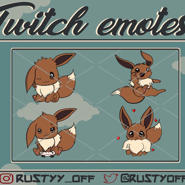 Twitch emotes- evoly