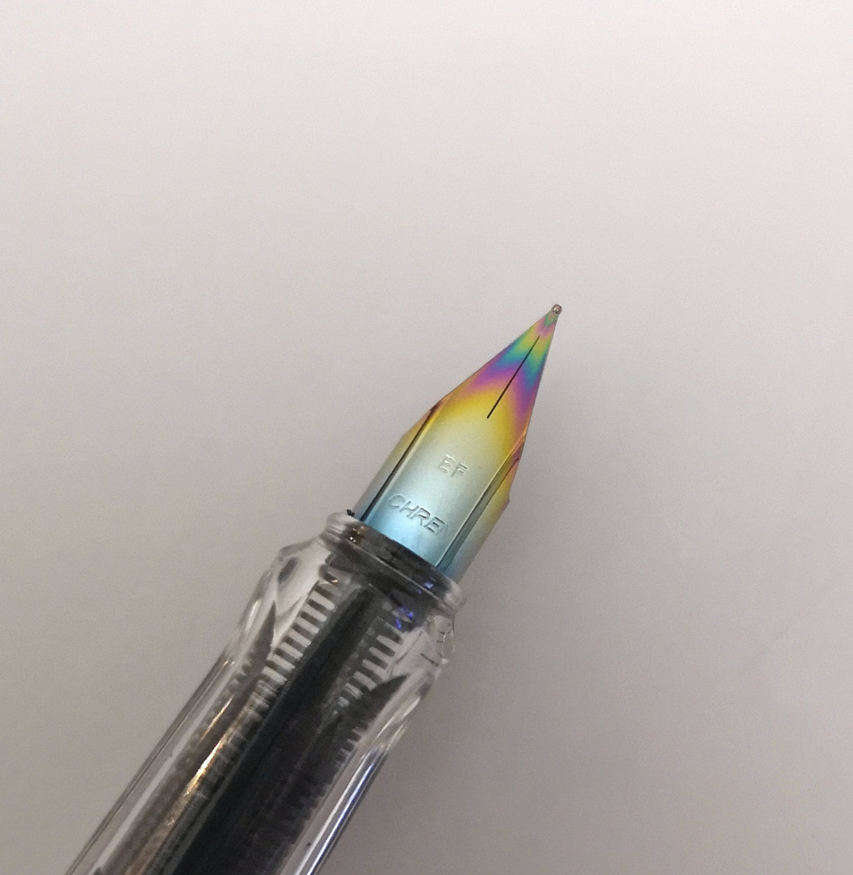 Stylo-plume Semi-flexible Inkursive - Pointe Fine Dorée/acier - Corps Cuivre Style Steampunk - Avec Cartouches Et Convertisseur